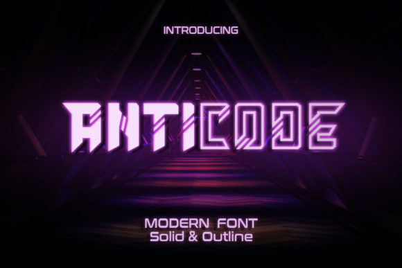Anticode: A Bold Font for Creative Makers