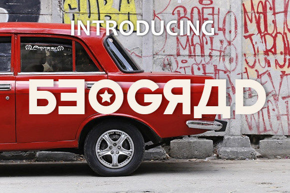Beograd: A Display Font That Commands Attention