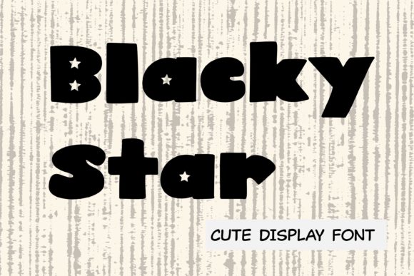 Blacky Star Font for Web Design