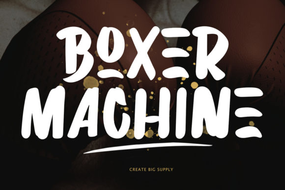 Boxer Machine: A Bold Display Font