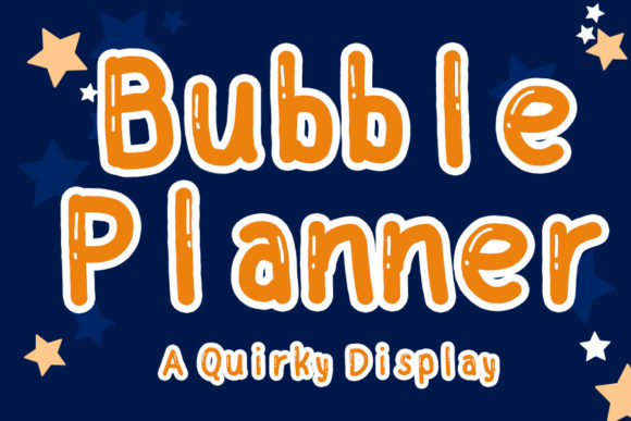 Bubble Planner Font