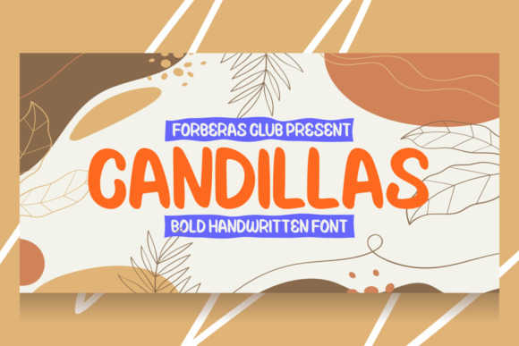 Candillas: A Vintage Display Font for Crafters