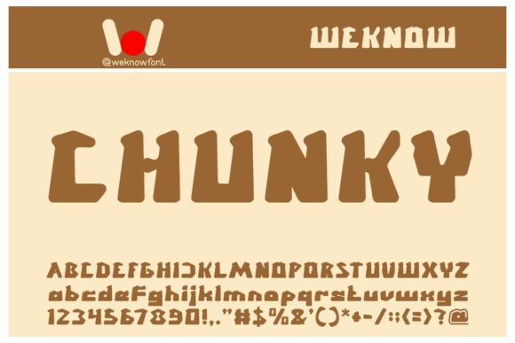 Chunky: Bold and Brash