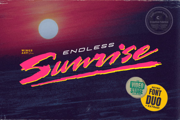 Endless Sunrise Font Review