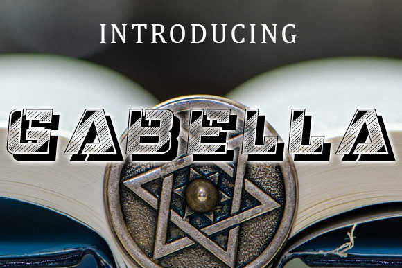 Gabella: A Bold, Textured Display Font for Digital Impact