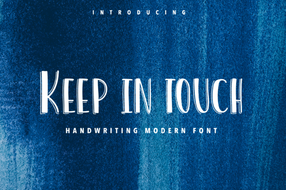 Keep in Touch Font: A Stylish Display Type