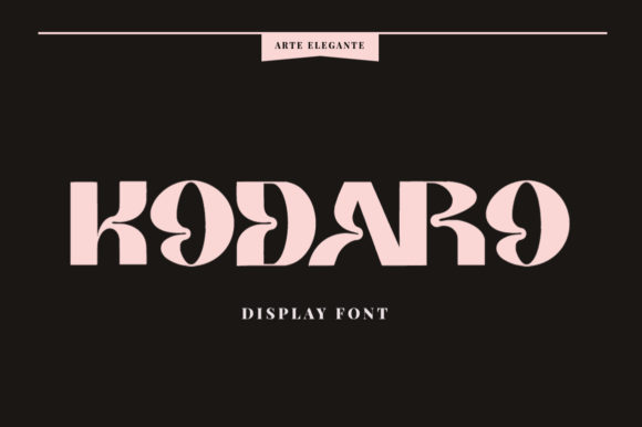 Kodaro: A Bold Display Font for Designers