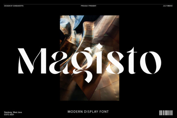 Magisto: Trendy Display Font for Creative Projects