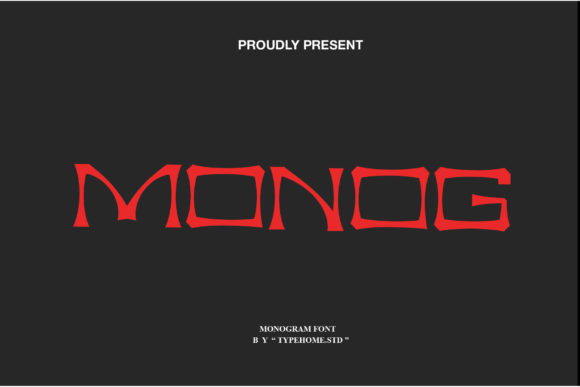Monog: A Bold Display Font for Creative Web Design