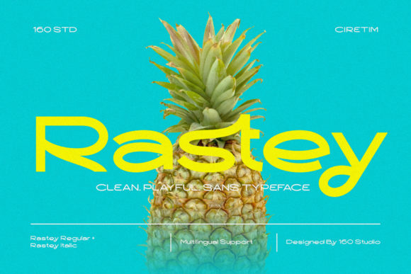 Rastey: A Clean Modern Display Font for Digital Brands