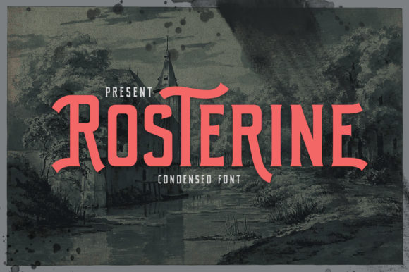 Rosterine: A Vintage Display Font