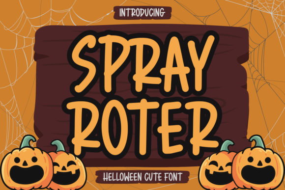 Spray Roter: A Spooky Display Font