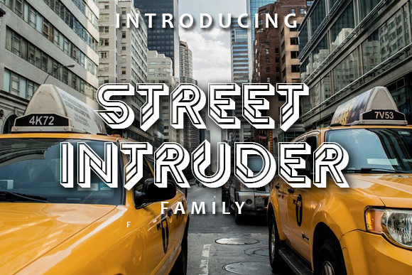 Street Intruder: A Bold 3D Display Font That Elevates Real Business Branding