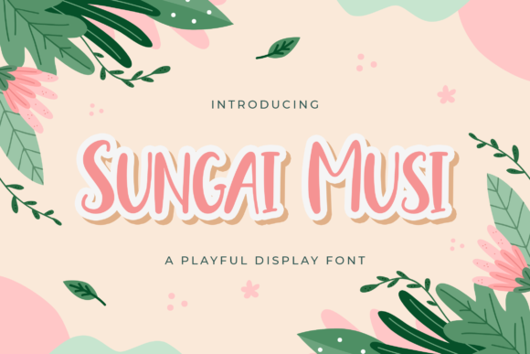 Sungai Musi: A Warm, Earthy Display Font That Earns Its Space