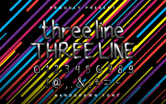 Three Line Font: Modern Typography for Crafters
