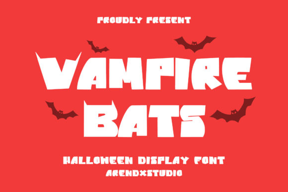 Vampire Bats Font for Creative Projects