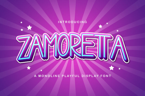 Zamoretta: A Playful Display Font That Actually Works